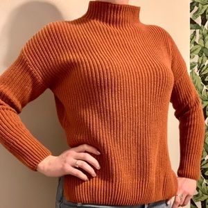 Burnt orange sweater!